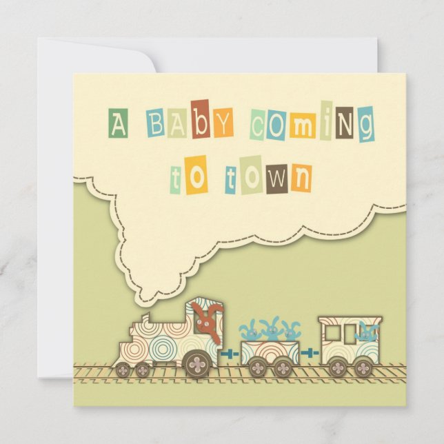 Choo Choo Train Square Announcement (Front)
