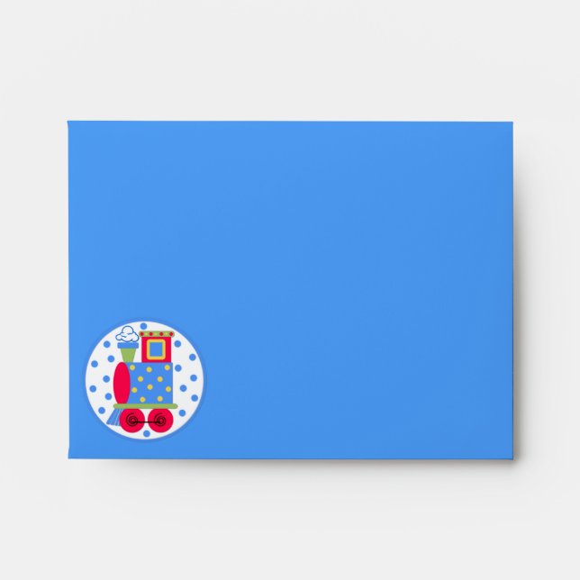 Choo Choo Train Thank You Card Envelope (Front)