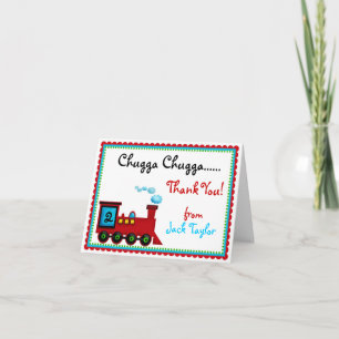Choo Choo Train  Thank You Note Cards