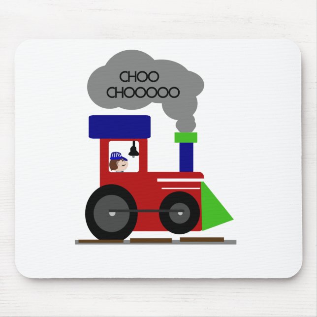 Choo Choo Train tshirts and Gifts Mouse Pad (Front)