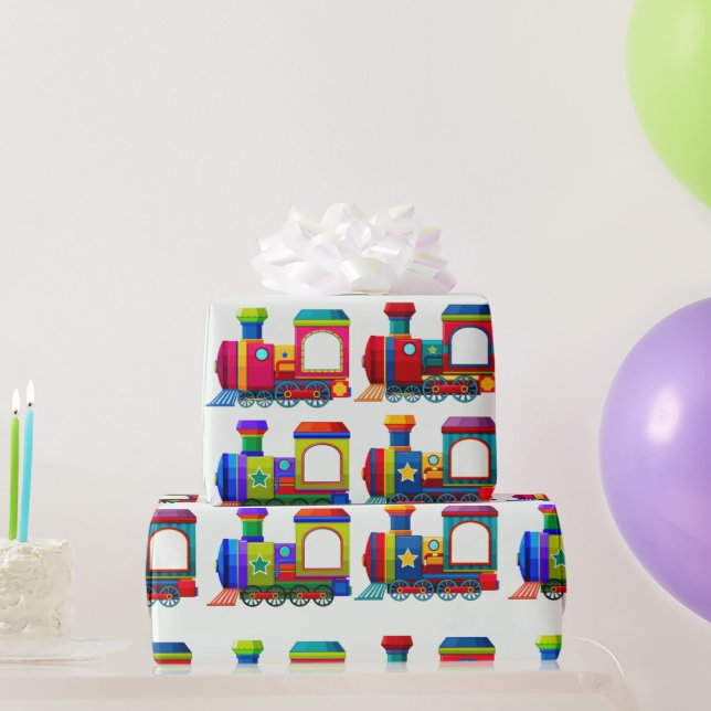 Choo Choo Train Wrapping Paper (Party Gifts)