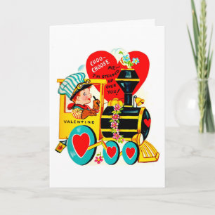 Choo Choose Me Valentine Holiday Card