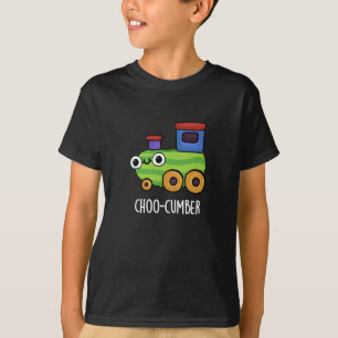 Choo-cumber Funny Cucumber Pun Dark BG T-Shirt