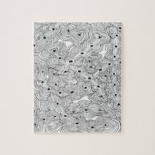 Choose A Colour Background Abstract Art Jigsaw Puzzle