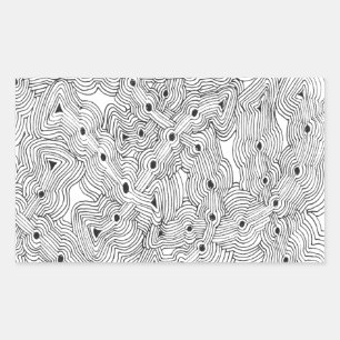 Choose A Colour Background Abstract Art Rectangular Sticker