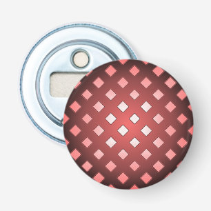 Choose A Colour Black Checks Abstract Bottle Opener