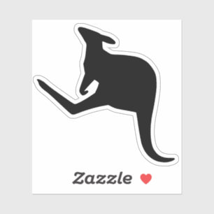 Choose A Colour Kangaroo Silhouette