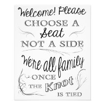 Choose a Seat not a Side