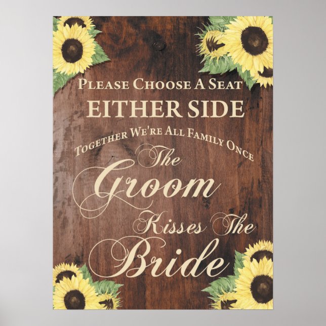 Choose a Seat Not a Side Poster (Front)