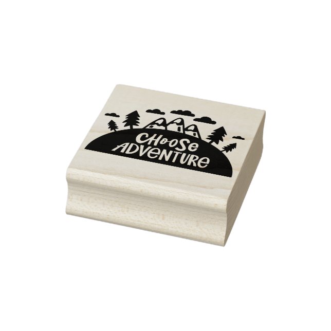 Choose Adventure Rubber Stamp (Stamp)