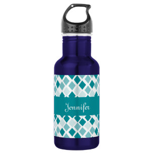 Choose Any Colour Harlequin Diamonds Pattern 532 Ml Water Bottle