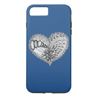 Choose Any Colour Spiky Edgy Fire Love Heart iPhone 8 Plus/7 Plus Case