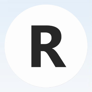 Choose Any Letter   Font: Open Sans Condensed Bold Classic Round Sticker