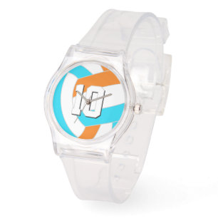 choose ANY team colours w jersey number volleyball Watch