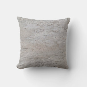 Choose Back Color.. White Speckled Marble Pillow