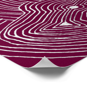 Choose Background Colour Abstract Art Poster
