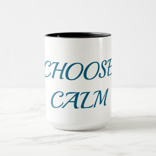 Choose Calm – Minimal Coffee Mug   Aesthetic Zen Q