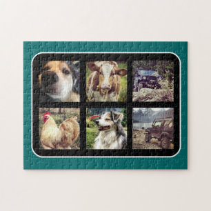 Choose Colour Instagram Photo Collage Jigsaw Puzzle