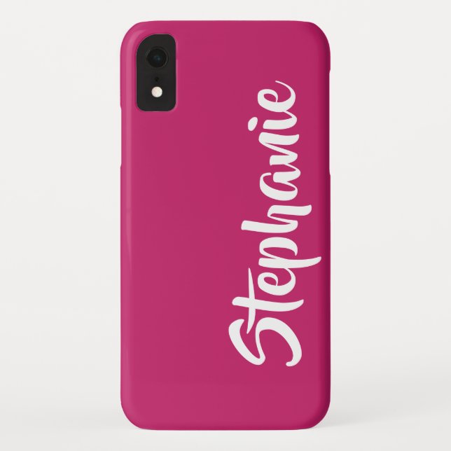 Choose Colour Personalised iPhone XR, XS, XS Max Case-Mate iPhone Case (Back)