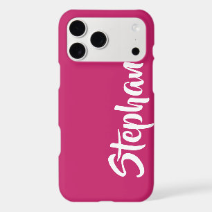Choose Colour Personalised Name Minimalist Plain