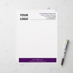 Choose Colours Business Office Letterhead with Log