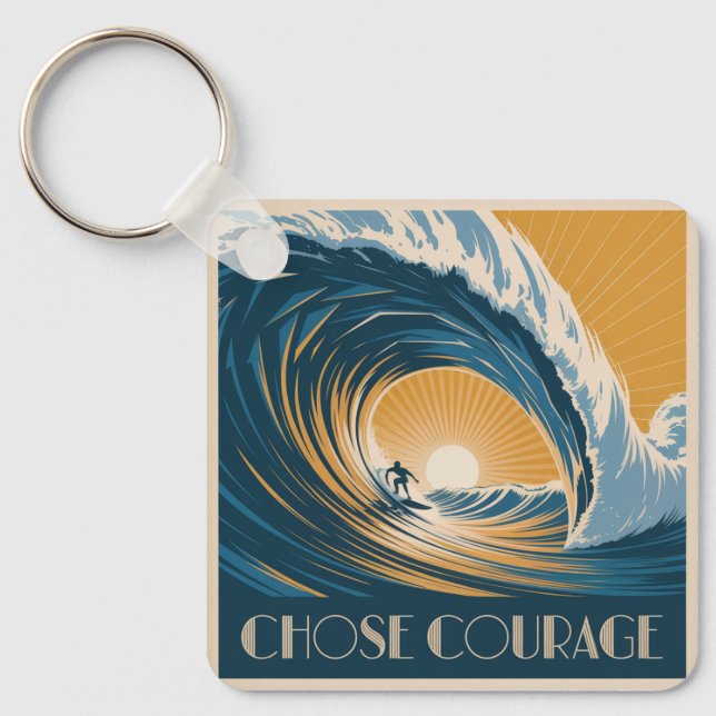 Choose Courage Key Ring (Front)