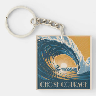 Choose Courage Key Ring