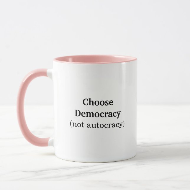 Choose Democracy Coffee Mug (Left)