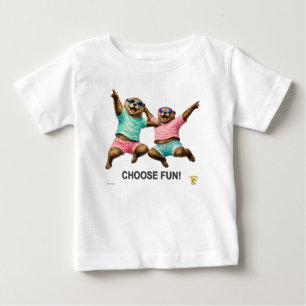 Choose Fun Otter Duo Baby T-Shirt