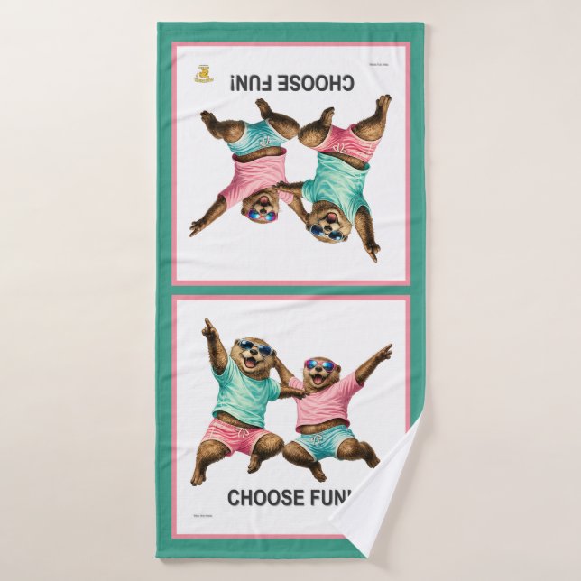 Choose Fun Otter Duo Bath Towel (Bath Towel)
