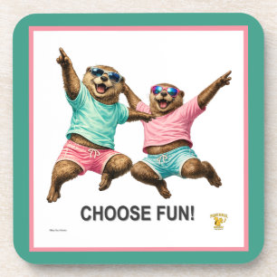 Choose Fun Otter Duo Coaster