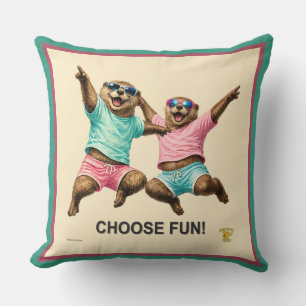 Choose Fun Otter Duo Cushion