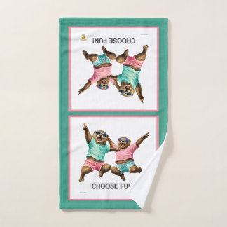 Choose Fun Otter Duo Hand Towel