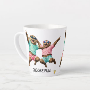 Choose Fun Otter Duo Latte Mug