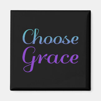 Choose Grace Prevention Awareness Design Magnet