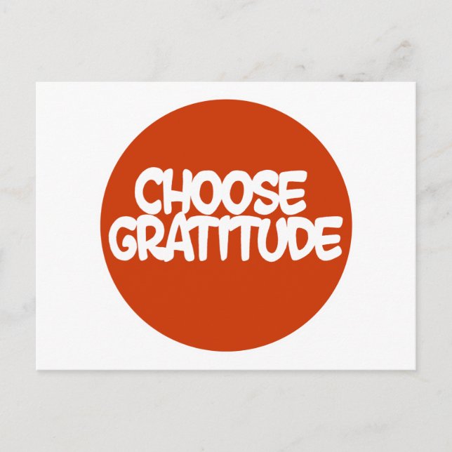 Choose Gratitude Postcard (Front)