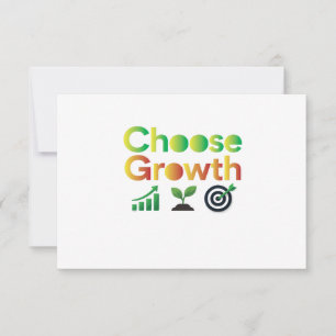 Choose Growth Thank You Card