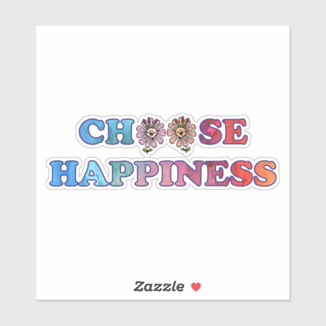 Choose Happiness Rainbow (Sheet)