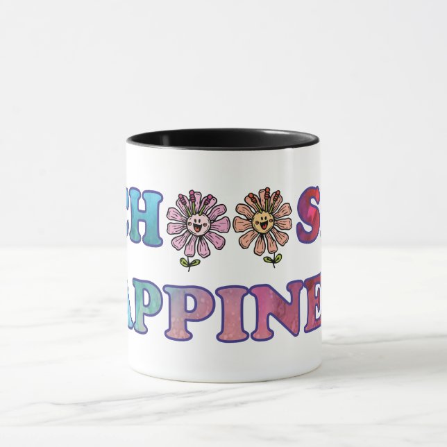 Choose Happiness Rainbow Mug (Center)