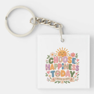 choose happiness today key ring