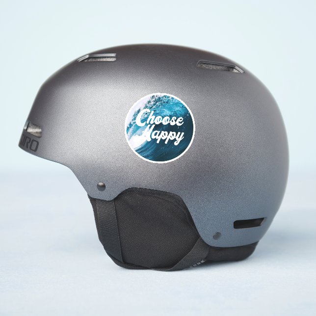 Choose Happy  (Helmet Side)