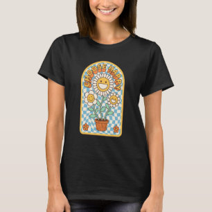 Choose Happy 60's 70's Hippie Retro Vintage Positi T-Shirt