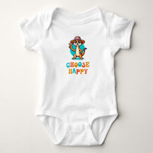 CHOOSE HAPPY BABY CLOTHES BODYSUIT