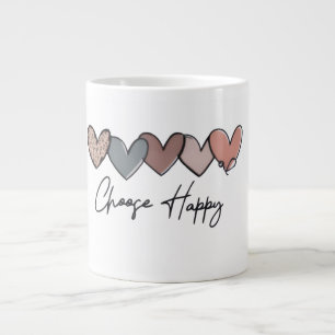 Choose Happy Heart Mug Design