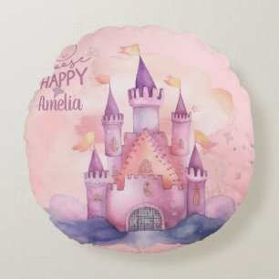 Choose Happy Palace Customisable Round Cushion