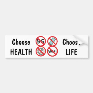 Choose Health, Choose Life Bumper Sticker