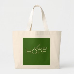 choose hope Totes & Shopping Bags