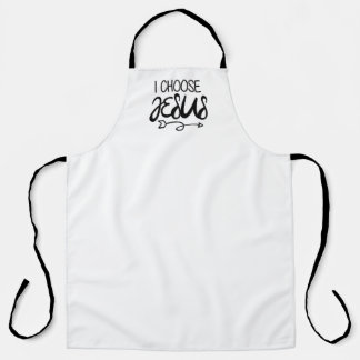 Choose Jesus Art Gospel Graphics Christian Art Quo Apron