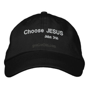 Choose JESUS gotGod316.com Wool Embroidered Hat