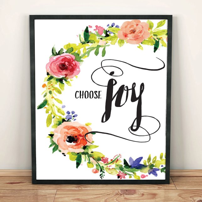 Choose Joy Art Print (Creator Uploaded)